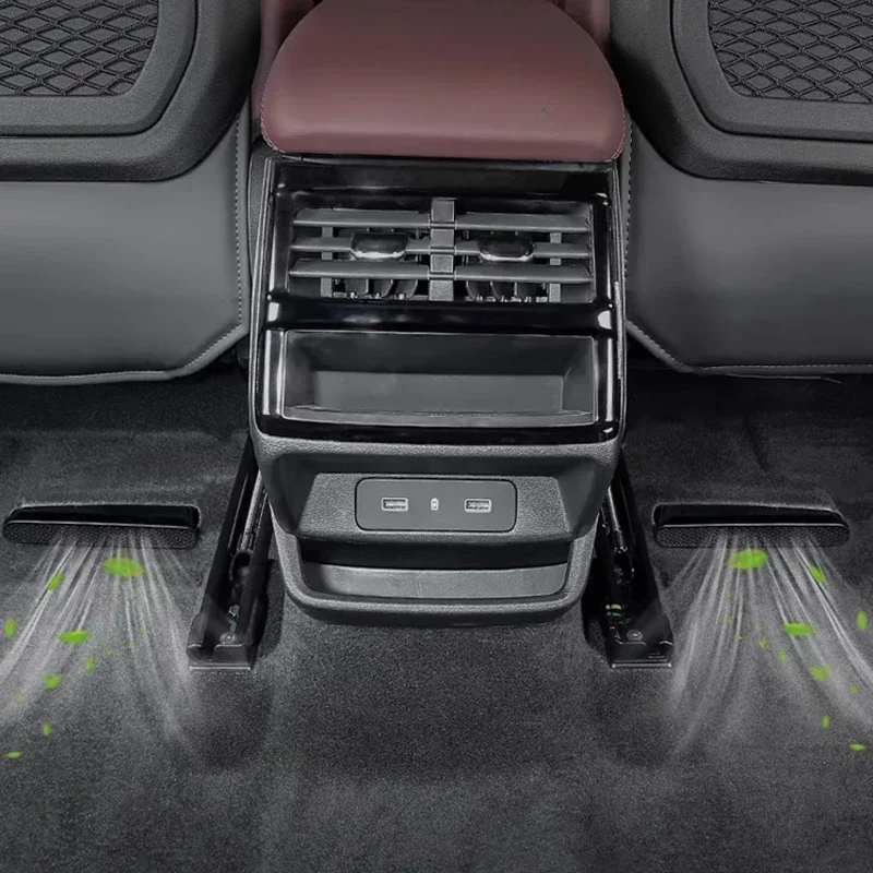 For GEELY Monjaro Xingyue L After 2023 Seat Under Trend Protective Cover Rear Air Conditioner Out Trend Dust Cover  Accessories