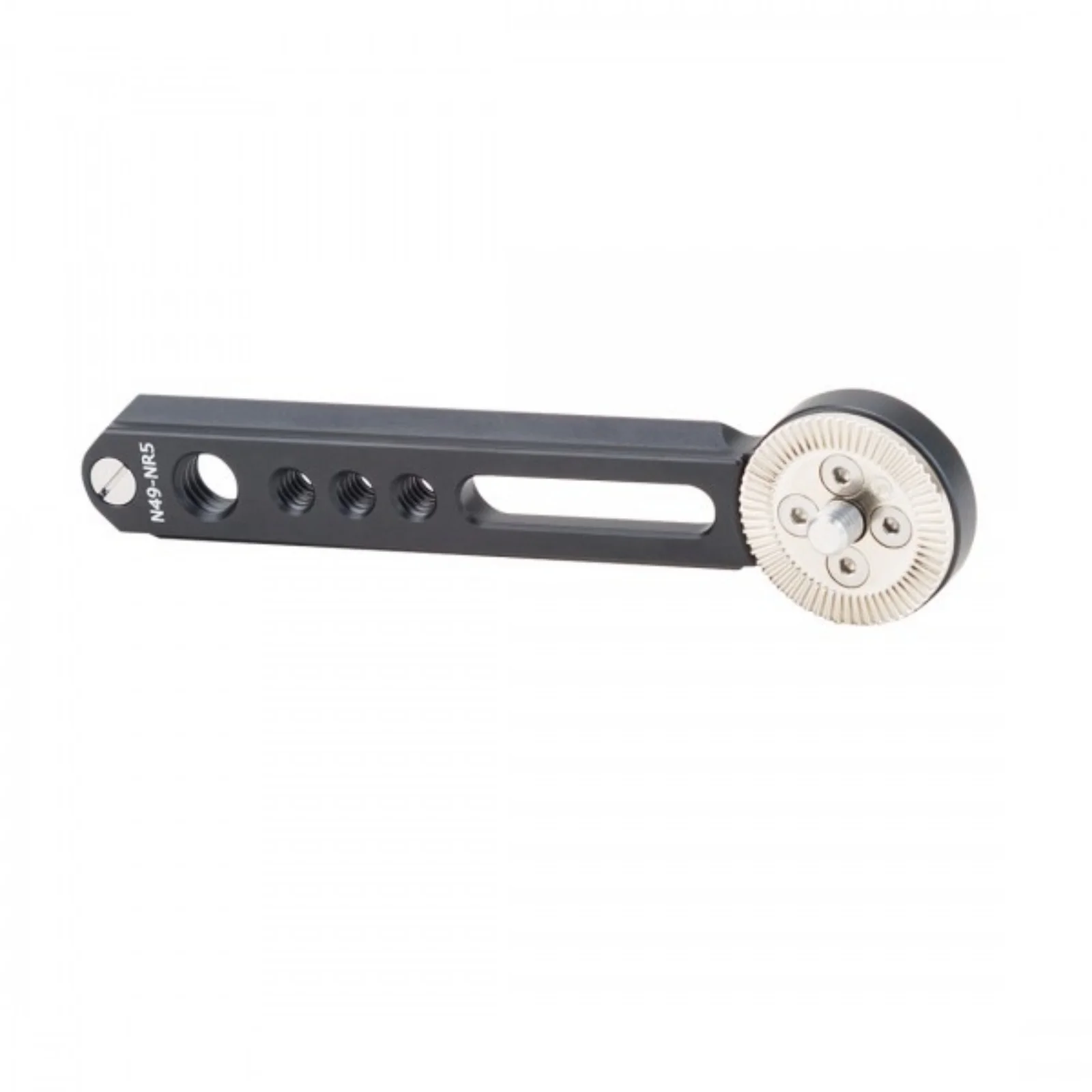 Nitze N49-NR5(5 inch/127mm) Extension Arm Plate NATO Rail to ARRI Rosette Mount w M6 Screw for DSLR Camera Cage EVFs monitors