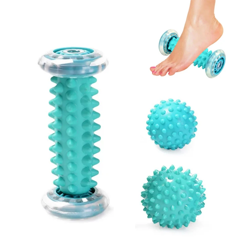 Foot Massage Roller Spiky Massage Bal For Hand Leg Back Pain Therapy Deep Tissue Trigger Point Recovery Muscle Relax