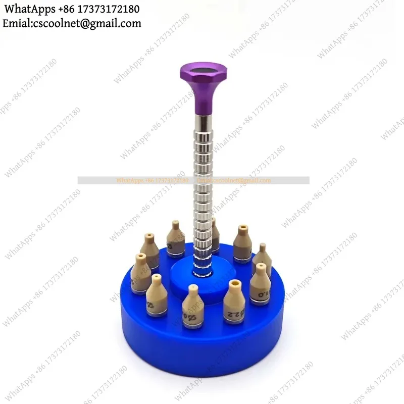 JS02 1 Set High Precision Watch Hands Setting Press Tool 10 Sizes Presser Setter Install Repair Equipment For Watchmaker