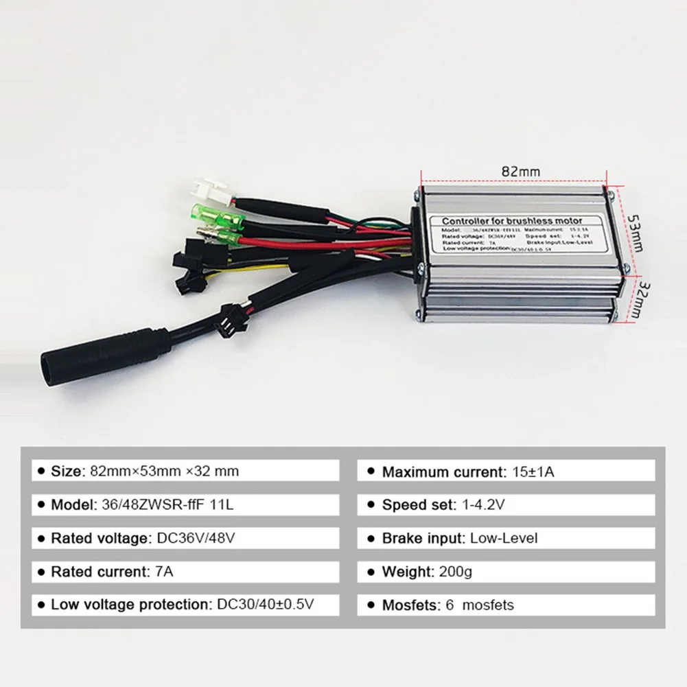 Easily Transportable For KT15A E Bike Controller Optimized for Use with 250W Brushless Motors and Lighting Needs