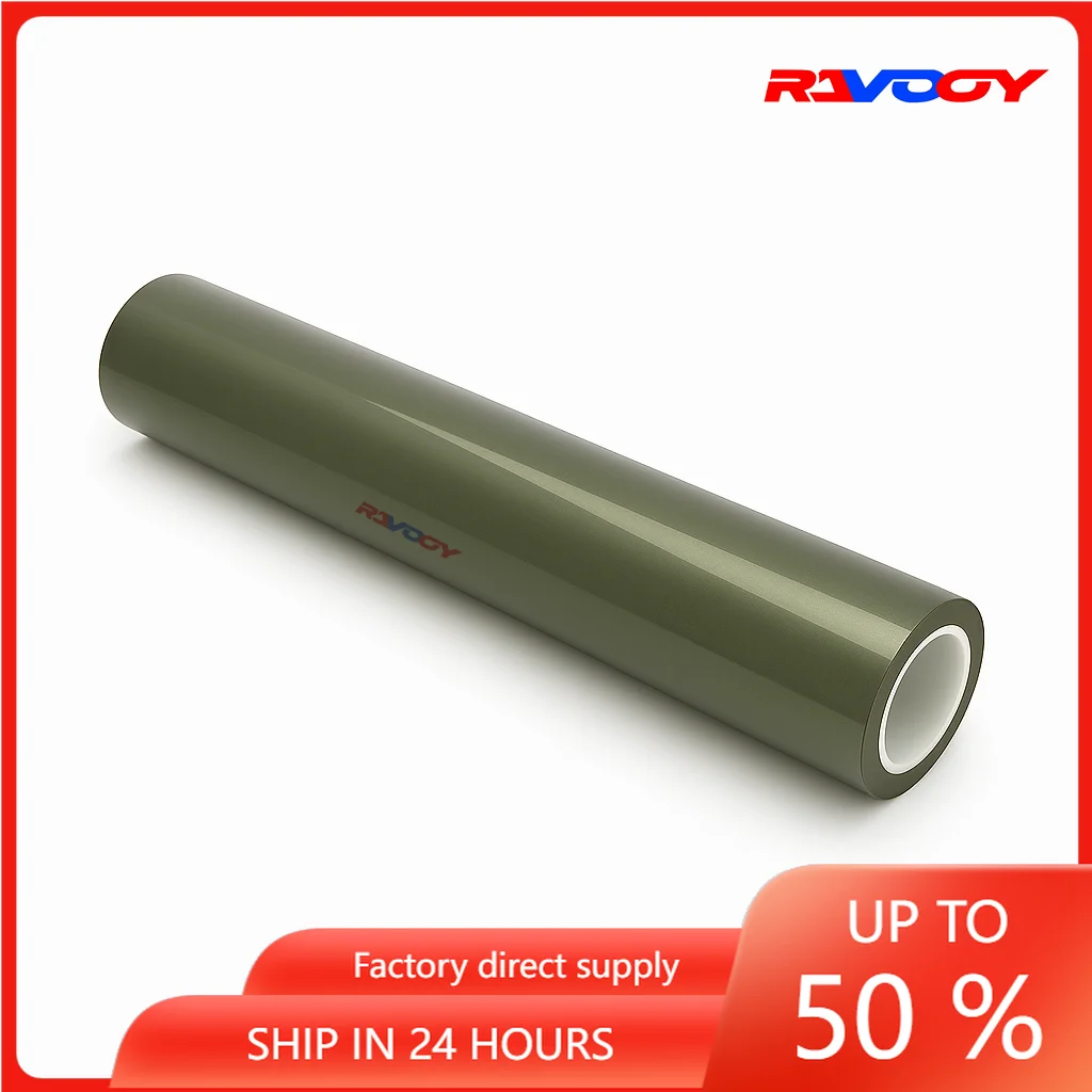 

High Quality High Glossy Armor Green Vinyl Wrap Film Self-Adhesive Auto Tuning Motorcycle Stickers Durable Foil