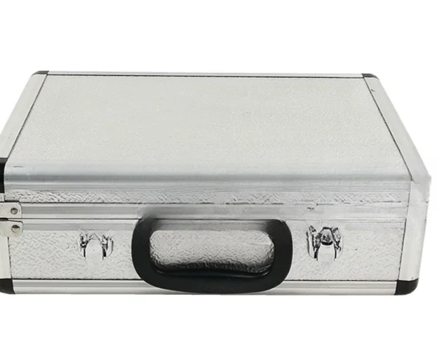 Size optional universal customized portable aluminum tool case with sponge for handheld machine