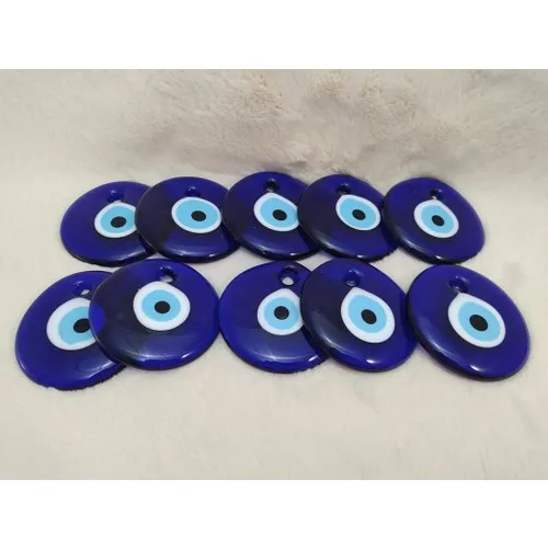 Hd My Store evil eye bead 10 pcs 8.5 cm Hole Glass Amulet Tree Ornament Decorative Evil eye