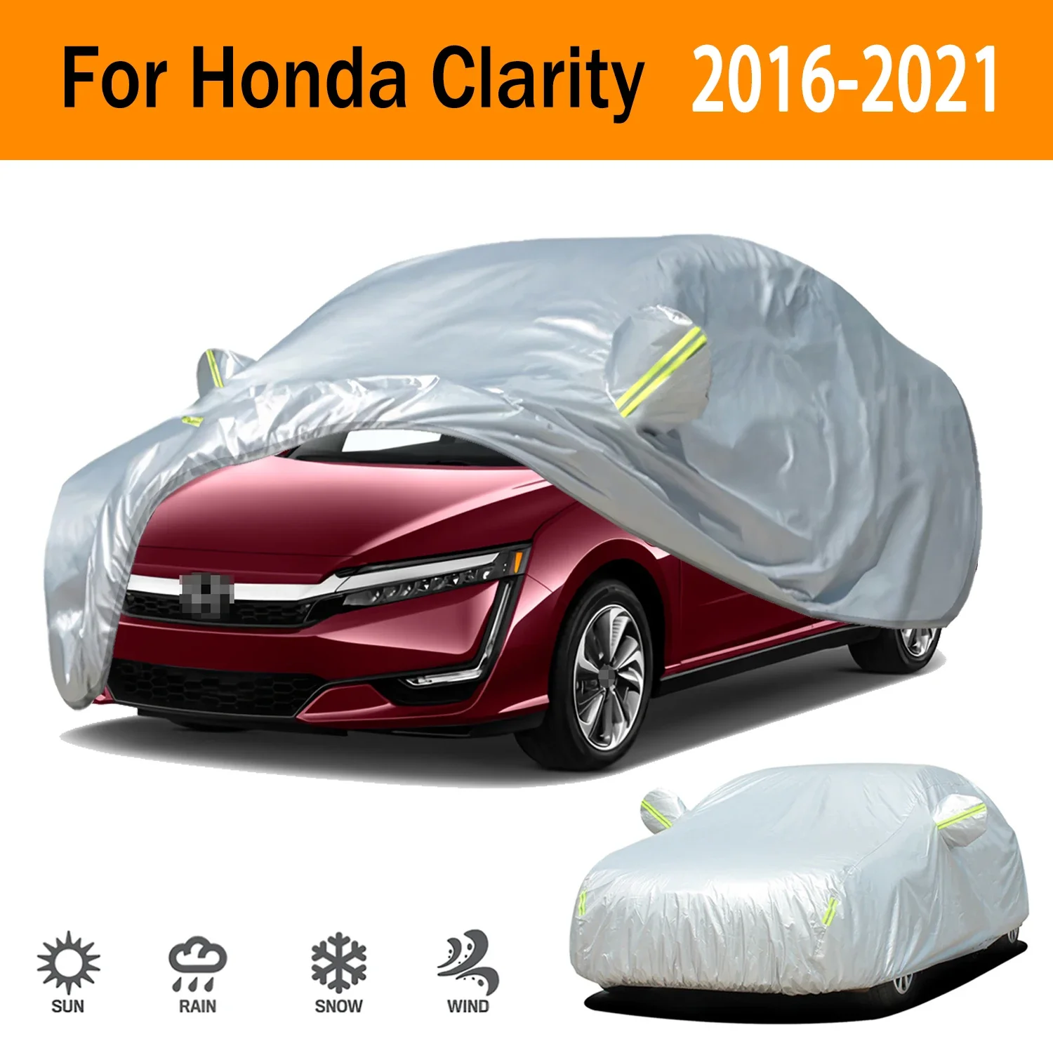 

For Honda Clarity 2016-2021 Car cover Anti snow Anti dust Anti-uv Anti peeling paint 190t Car cover Car Exterior Accessories