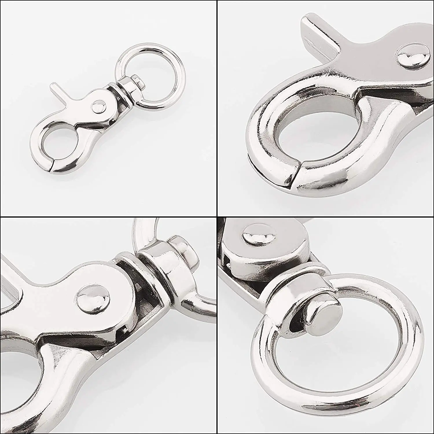 100pcs Metal Lobster Claw Clasps 1.2\