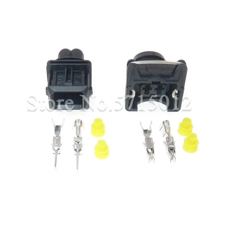 2 Hole 3.5mm 827551-3 / 828657-3 106462-1 EV1 Style Car Fuel Injector Type Automotive Connector For VW Audi