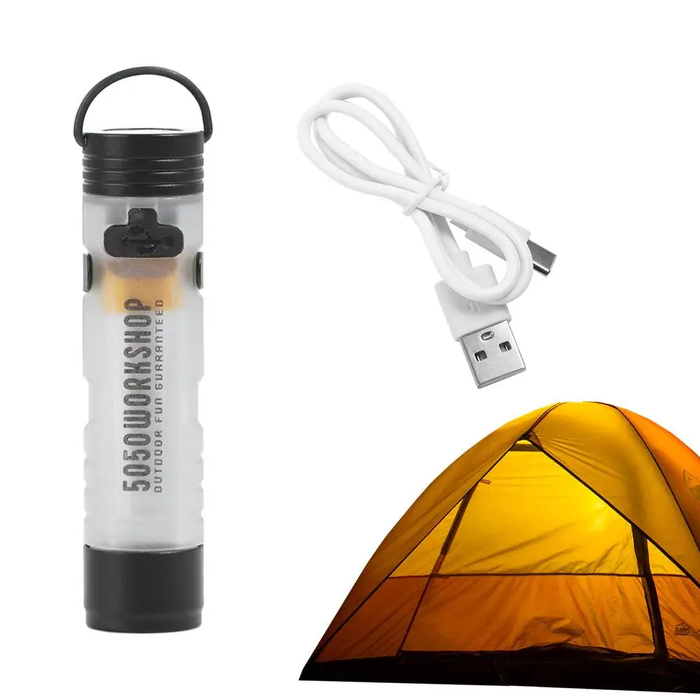 Portátil led pequena lanterna recarregável compacto mini lanterna de alto brilho portátil bolso acampamento luz noite aventuras