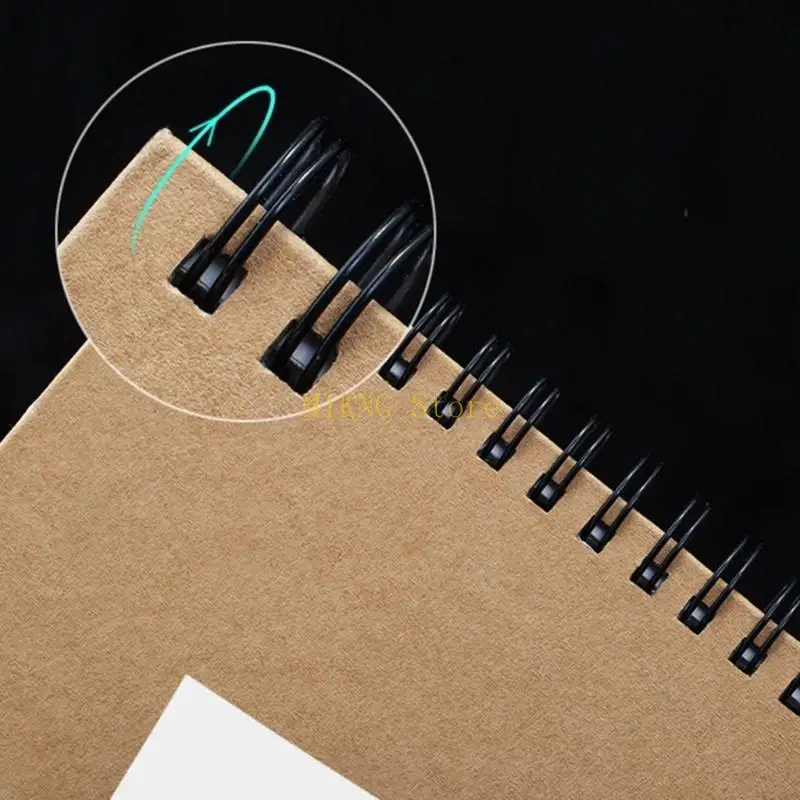 لوحة رسم سلكية 30 ورقة 210 × 292 مم كتاب رسم 150 جرامًا للمتر المربع للرسم أفضل بيع #3