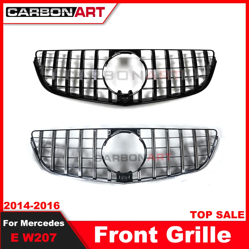 W207 Grill C207 GT Grille For Mercedez-Ben E Coupe Facelift Front Bumper Racing Sport 2014-2016 E200 E320 E350 grille