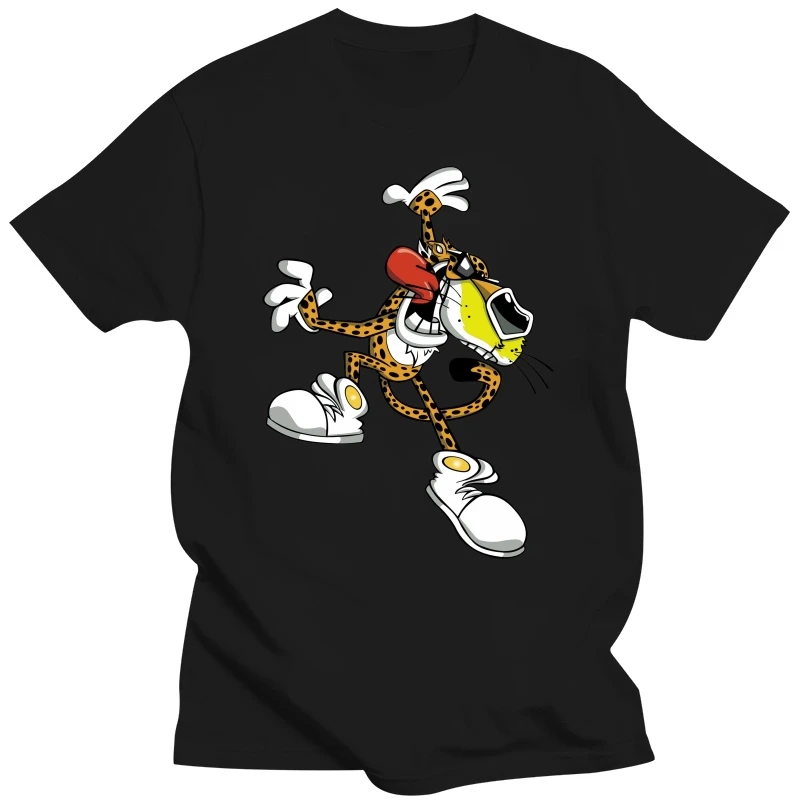 Men's Cheetos Chester Short Sleeve Cotton T Shirt Black