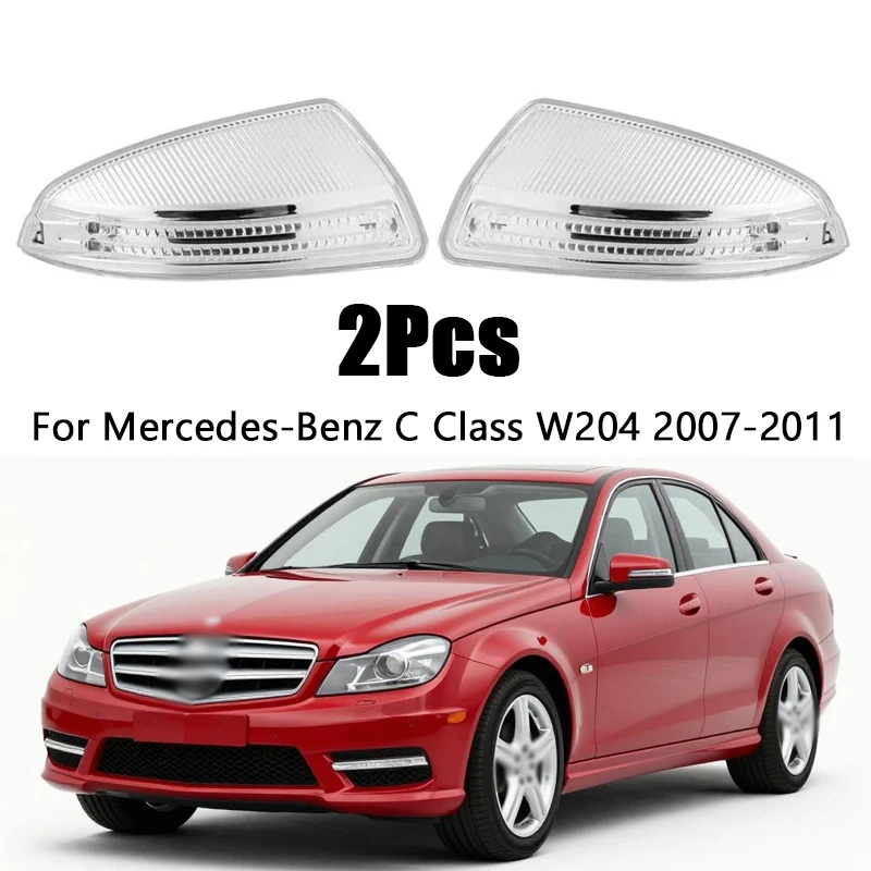 1 Pair Wing Mirror Indicator Turn Signal Light For Mercedes-Benz C Class W204 07-11 For Viano VITO W639 W164 ML300 ML320 ML500