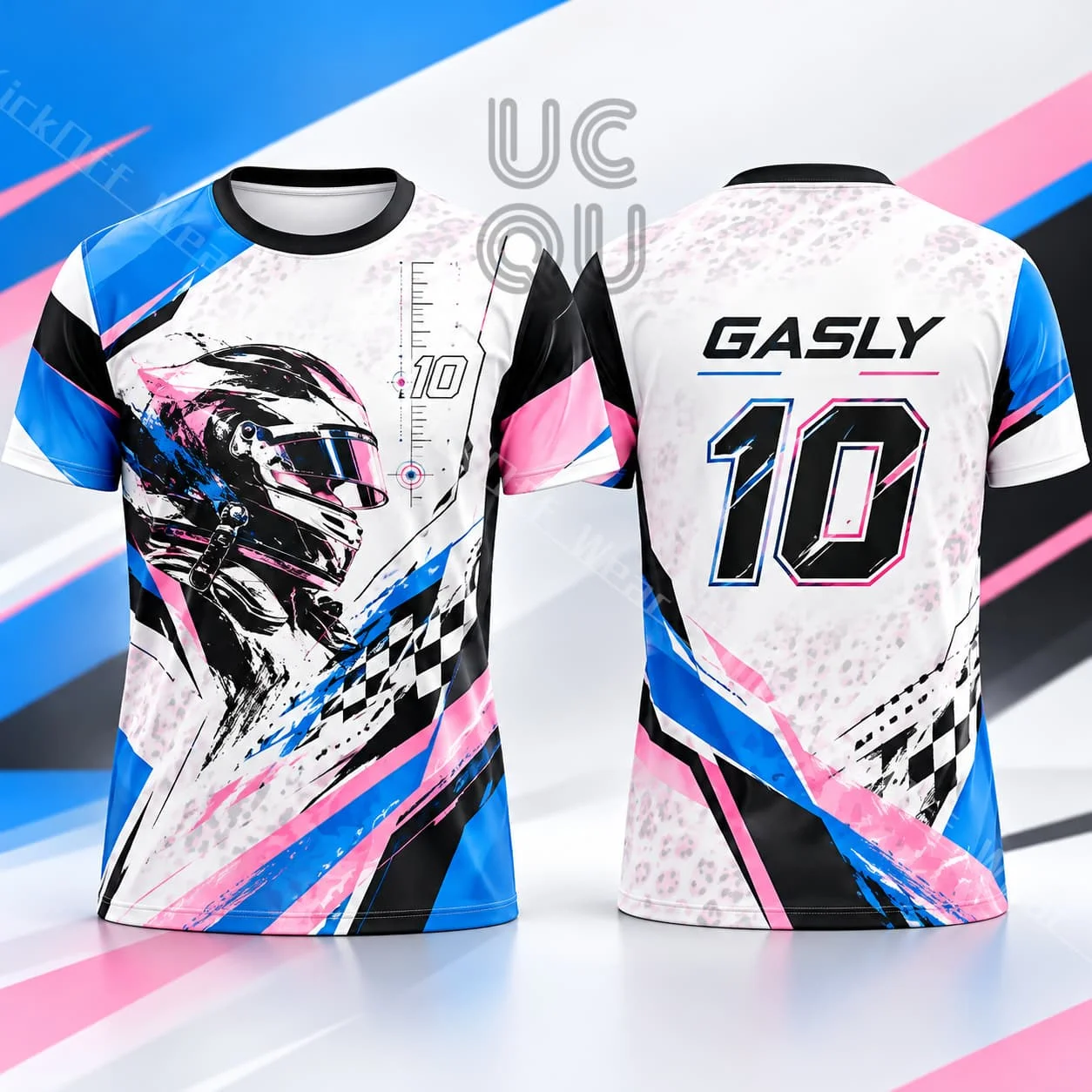 Gasly 10 Mens T Shirt Summer Racing Driver Graphic Tee Motorsport Streetwear Short Sleeve Casual Unisex Grand Prix Fan Clothing