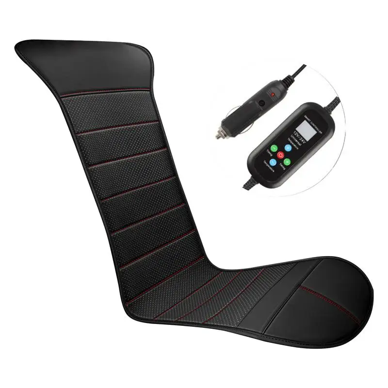 Car Seat Pad Heater Winter Heated Auto Seat Cover Ergonomic Design Winter Accessory For SUV Small Car RV And Sedan