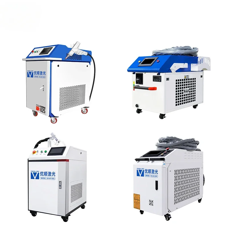 Latest 3 in 1 Manual fiber optic  welding machine 1.5W 2KW 3KW pulse Fiber  Welder Machine for metal aluminum