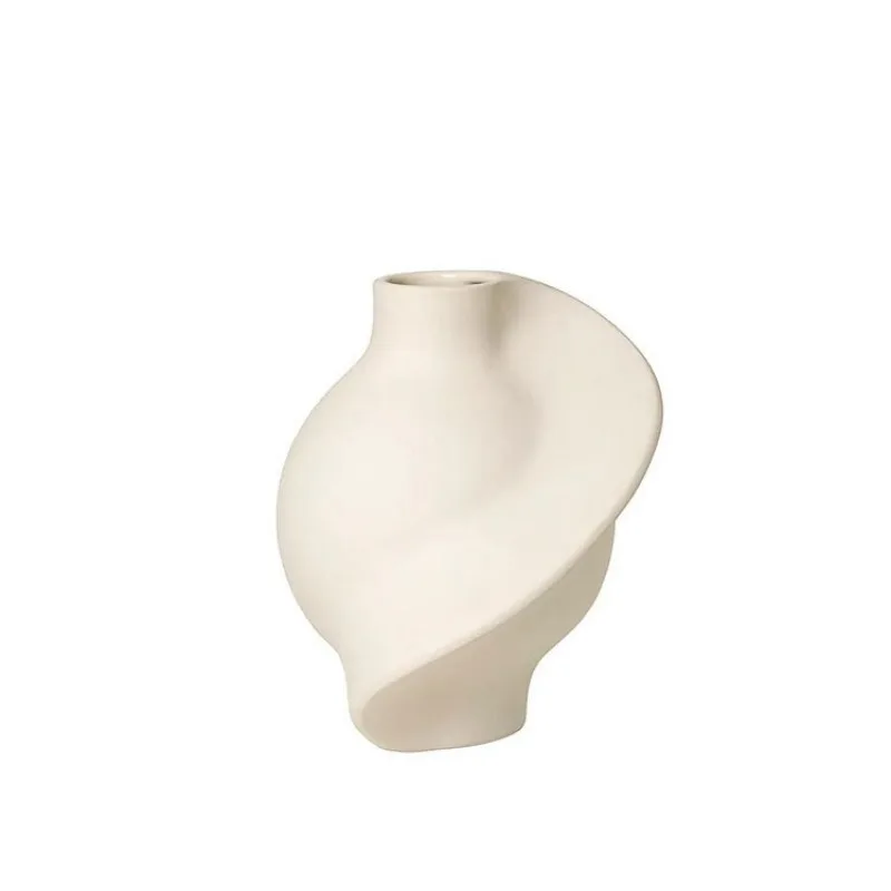 

Modern art white handmade vase ornament, model house villa porch hotel simple home accessories soft decoration