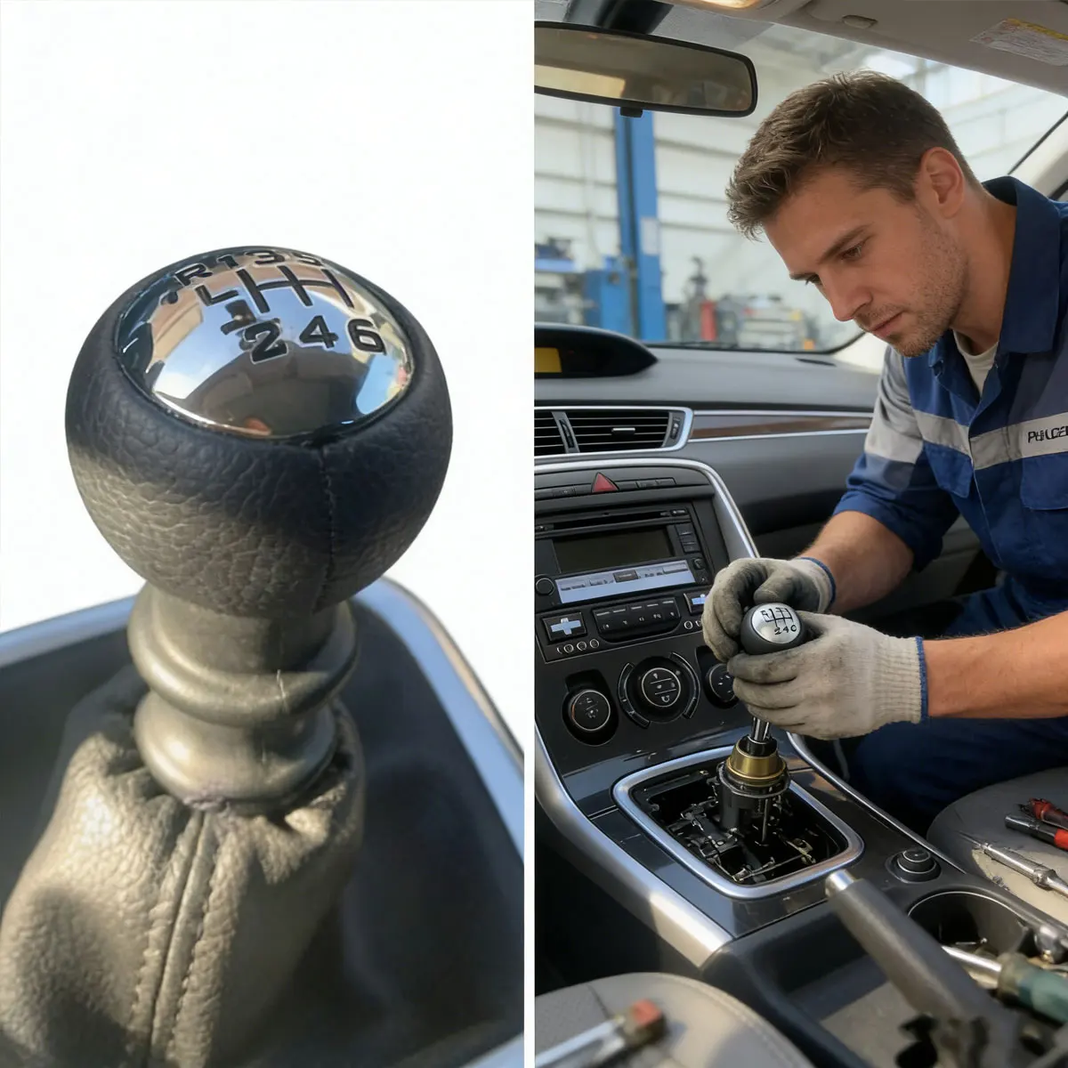 5/6 Speed Gear Stick Shift Knob for Peugeot 3008 407 5008 807 307 308 Citroen C4 Car Accessories