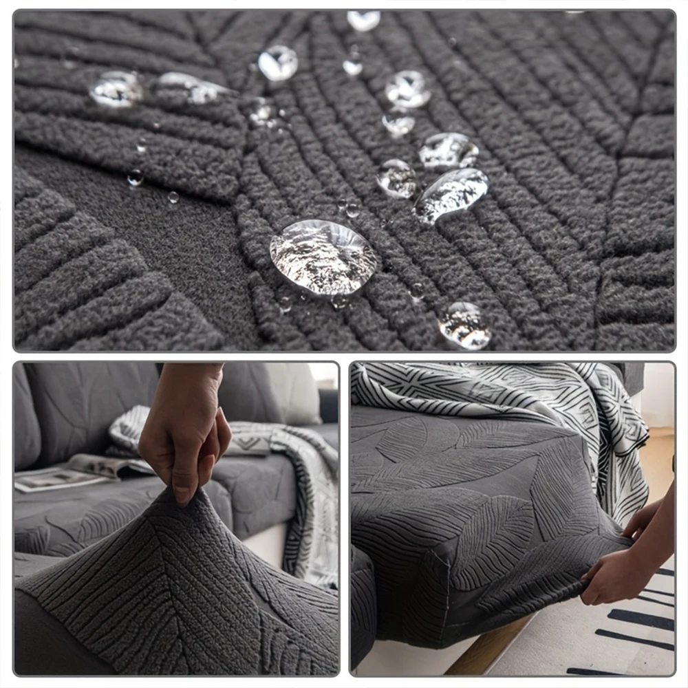 1pc Neue Wasserdichte Luxus Sofa Sitzkissen Abdeckungen Jacquard Stoff Sofa Abdeckungen für Wohnzimmer Weiche Elastische Sofa Couch abdeckungen – Detail 3