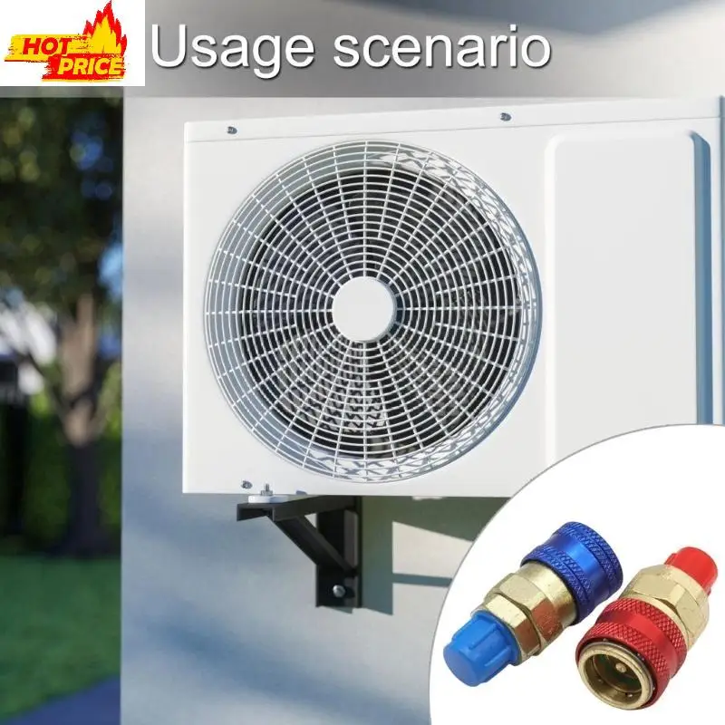 R134A Refrigerants Quick Coupling Adapters Coupler Converter Set Quick Coupler July 2025