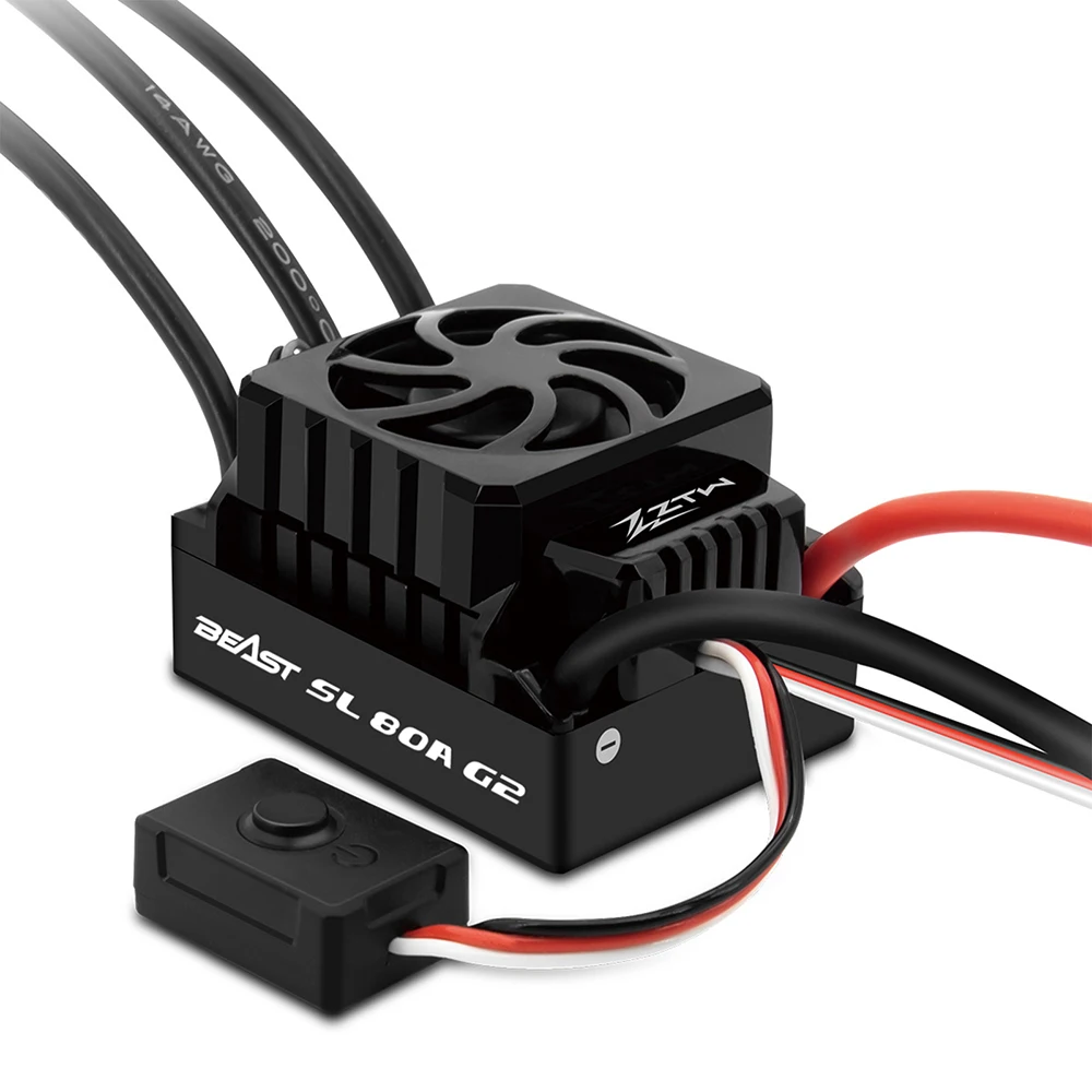 ZTW 32-bitowy Beast G2 SL 50A/60A/80A/120A/150A ESC Wodoodporny bezszczotkowy regulator prędkości z 3650/3660/4074 Motor Combo dla 1/8