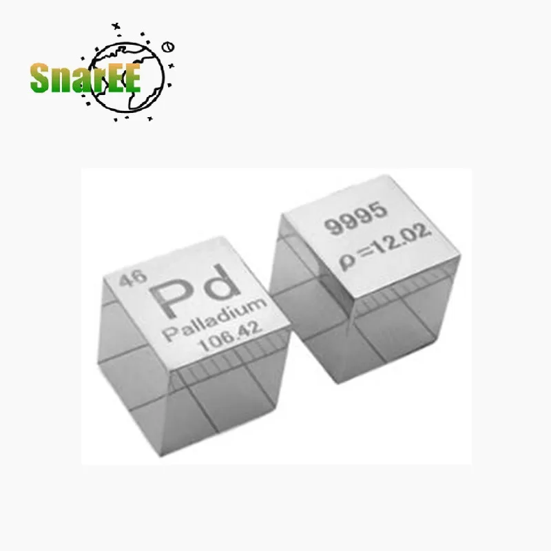 

Палладий (Pd) куб, Периодическая таблица элементов Pd 10x10x10 мм, Подарочная коллекция, праздничные подарки