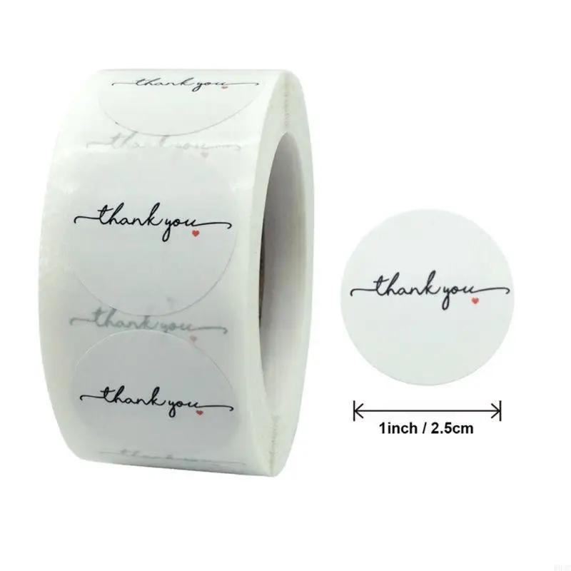 R9JC 500pcs Спасибо наклейки