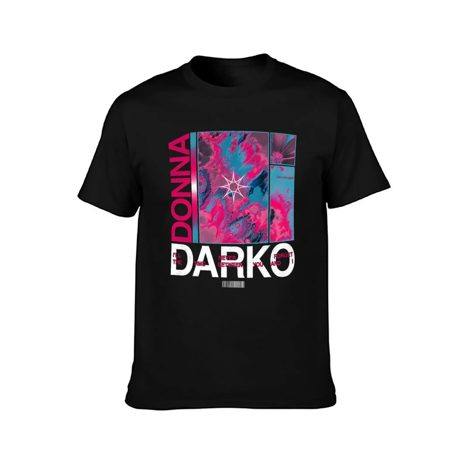 darko us funny T-Shirt Summer Casual Cotton Tee Oversized Streetwear Tops Vintage Graphic Print Loose Fit Short Sleeve