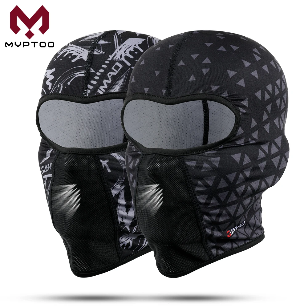 Breathable Motorcycle Balaclava Motorbike Cycling Bike Full Face Mask Motocross Moto Riding Ski Helmet Hood Cap Neck Shield Men