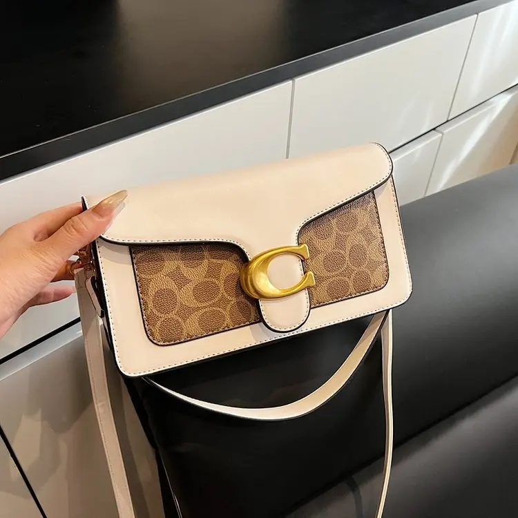 

2025 Trendy! Ladies' Dual-Strap Flip-Top Bag - Small Square, Premium Finish, Underarm/Crossbody Style