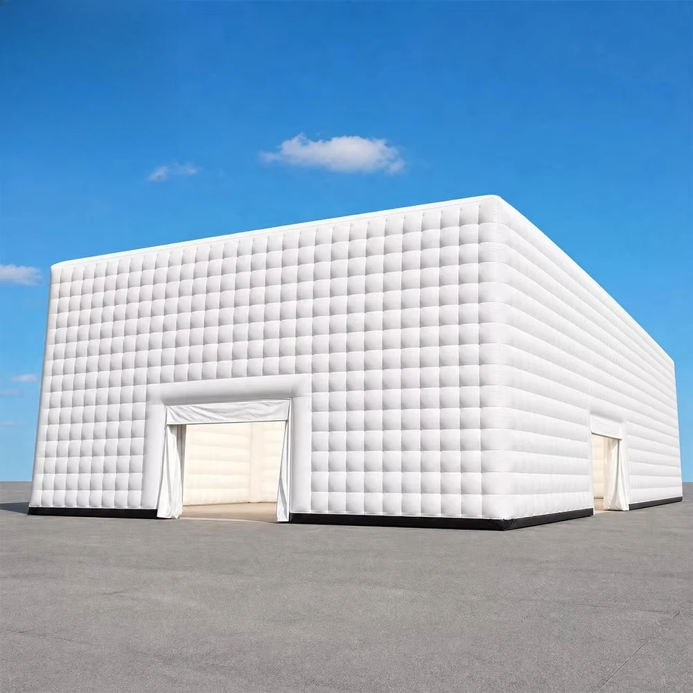 Large Inflatable Air-Supported Structure Building Commercial White Cube Event Tent Marquee for Exhibition and Trade Show