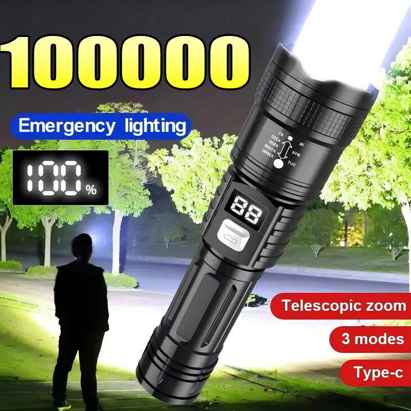 Outdoor Power Meter Bike - Lanterna led de alta potência, lanterna