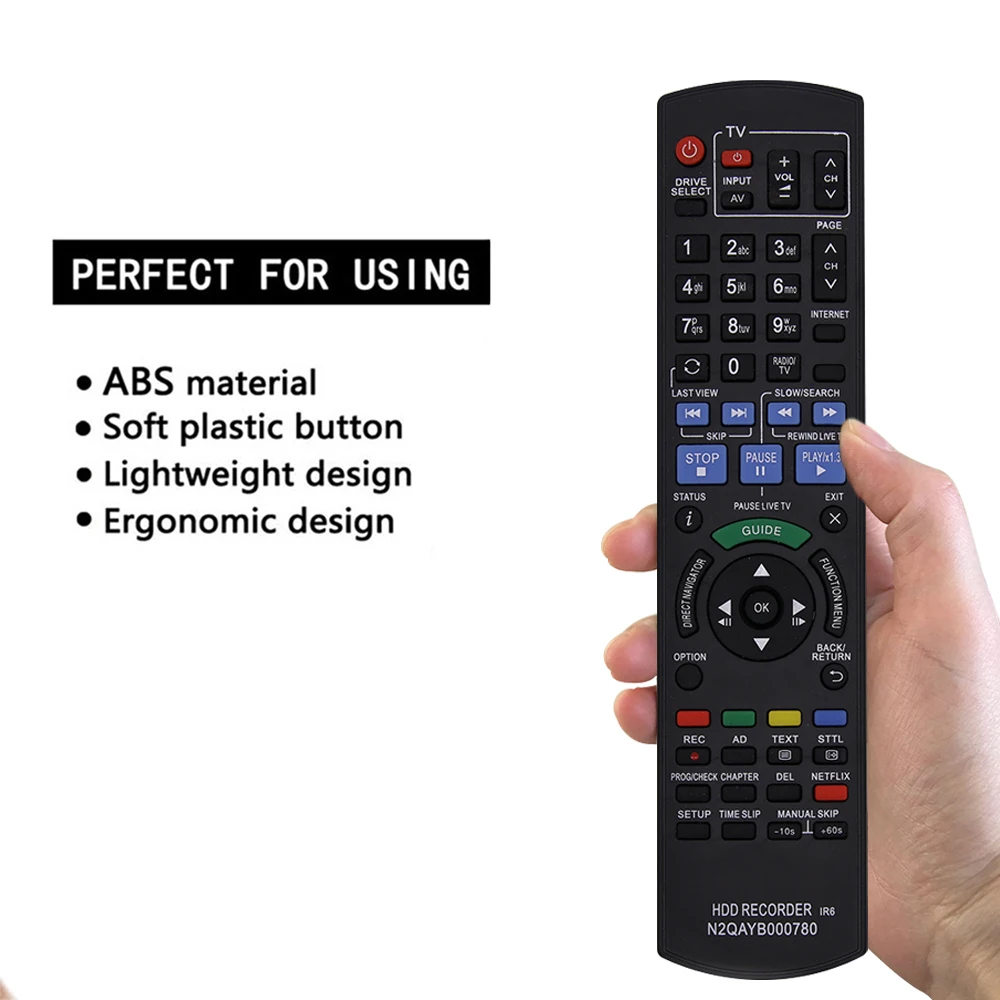 Y23A-N2QAYB000780 Remote Control Replacement Parts For Panasonic Blu-Ray DVD Recorder