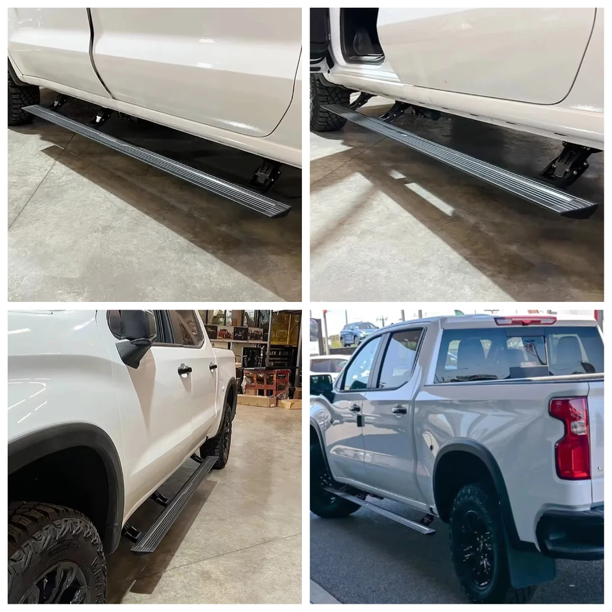 

Автоматические электрические выдвижные подножки STLF для Chevrolet Silverado 1500 Crew Cab 2019-2024