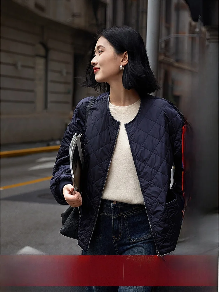 

Удобная женская хлопковая куртка Xhange глубокого цвета, модный дизайн для повседневной носки, верхняя одежда в стиле OL с деталями в виде пуговиц