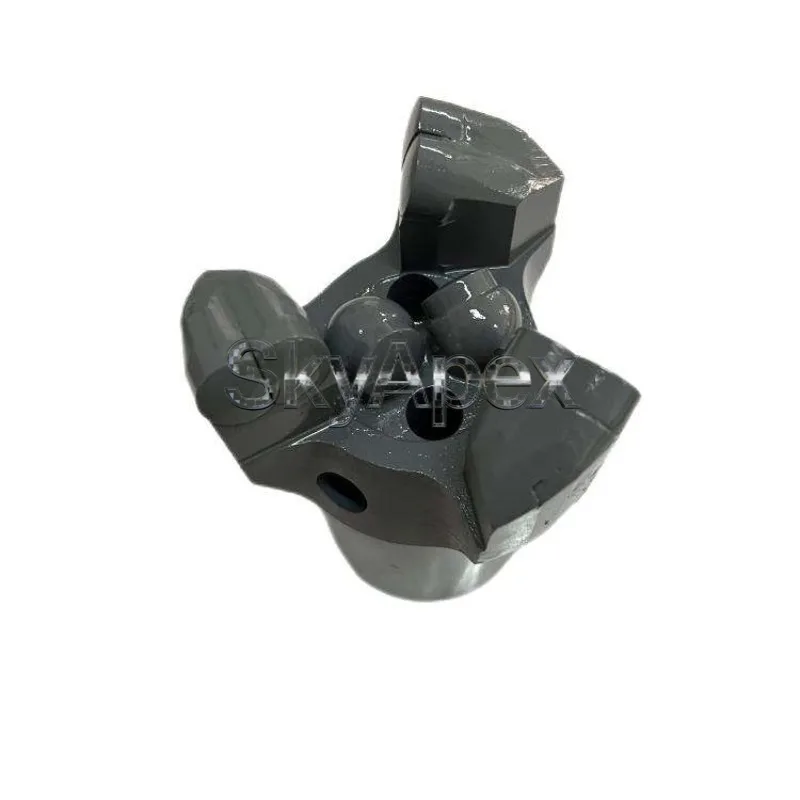 1PC Three Wing Inner Concave PDC Non Coring Drill Bit For Coal Mine Water Exploration And Gas Drainage For Hard Rock Stratum