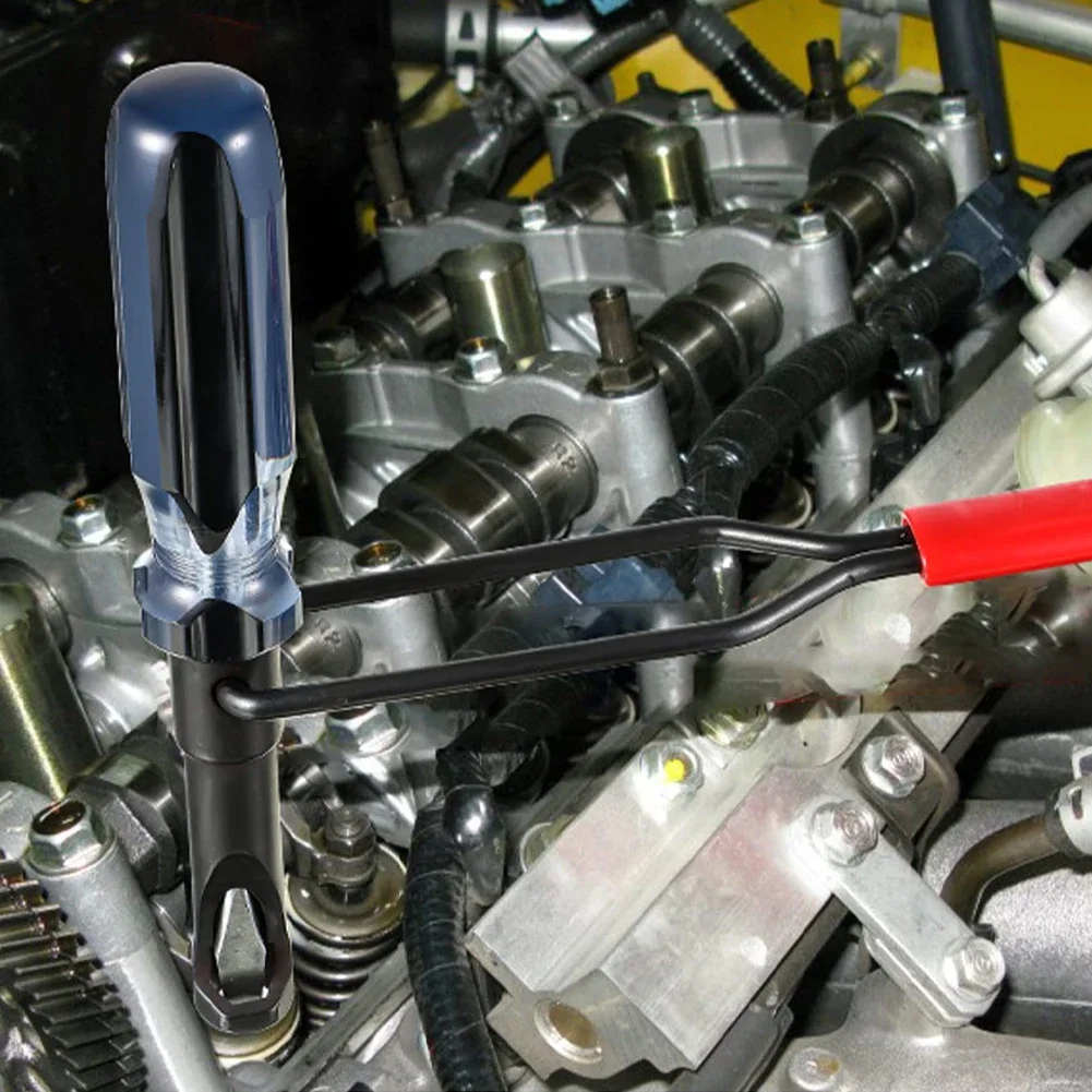 

Honda Nissan Auto Vehicle Valve Adjustment Tool with Jam Nut Slotted Valve Adjusting Stud 10MM Valve Grinding Tool Compatible