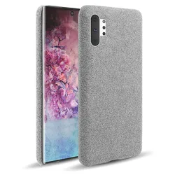 Cloth Cases For Samsung Galaxy Note 10 Plus Case Note 10+ Slim Retro Cloth Hard Phone Cover For Samsung Note10 Plus Note10 Coque