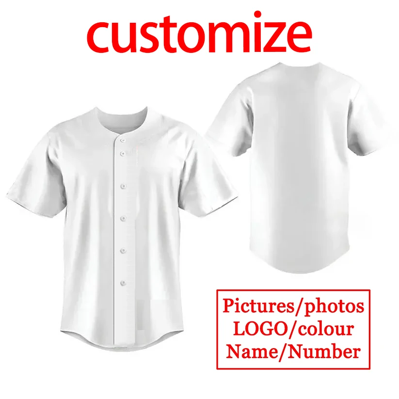 High Quality American Baseball Jerseys DIY Custom Style Tops Children's Men's Home Clothes T-shirts Top Team Player Clothing