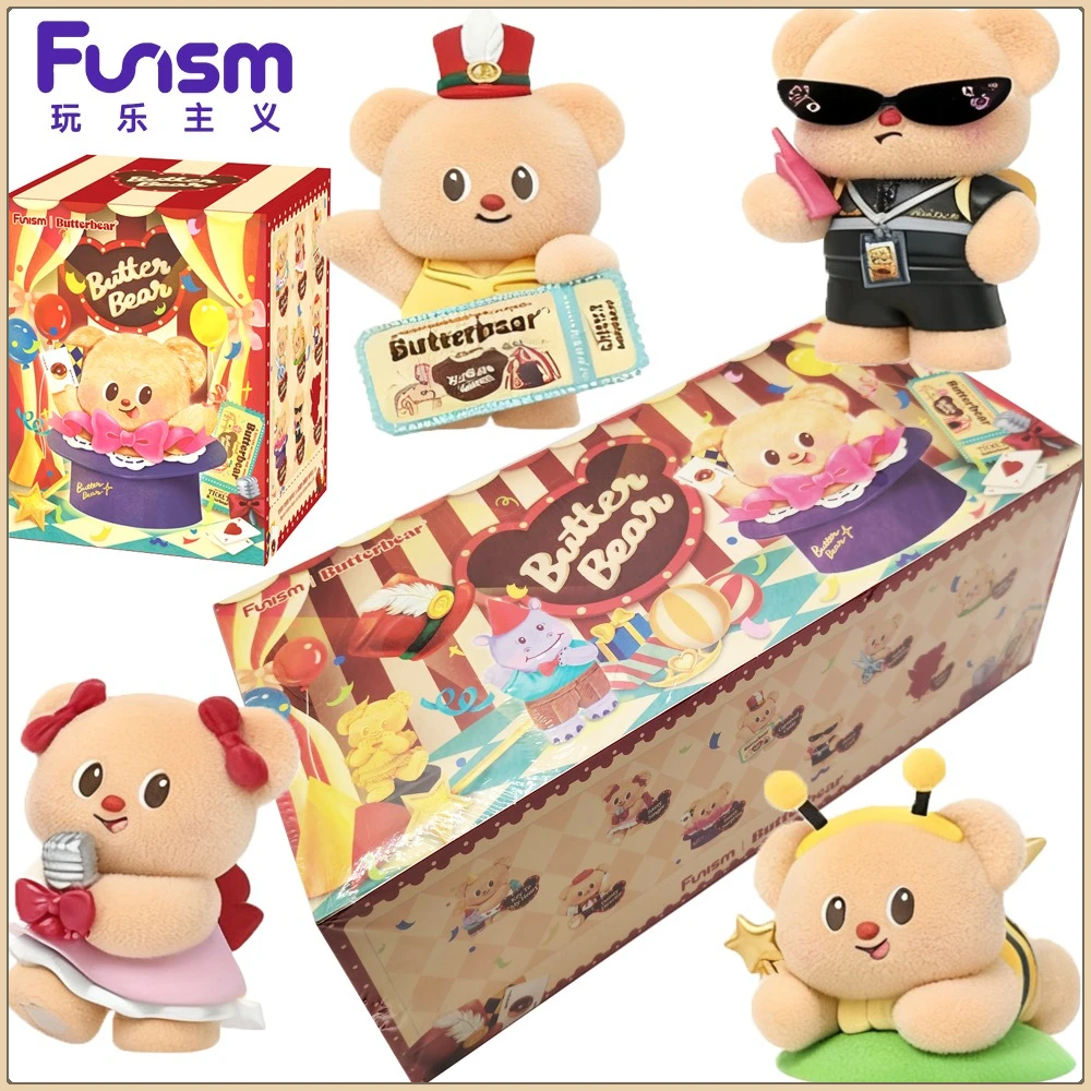 

Genuine Funism Butter Bear Top-Tier Team Series Blind Box Trendy Play Model Collectible Toys Desktop Ornament Boys Girls Gifts