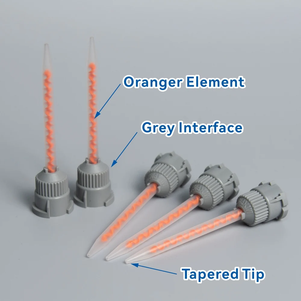 SULZER MIXPAC 정적 믹서 MBHX 03-16S 혼합 노즐 100개