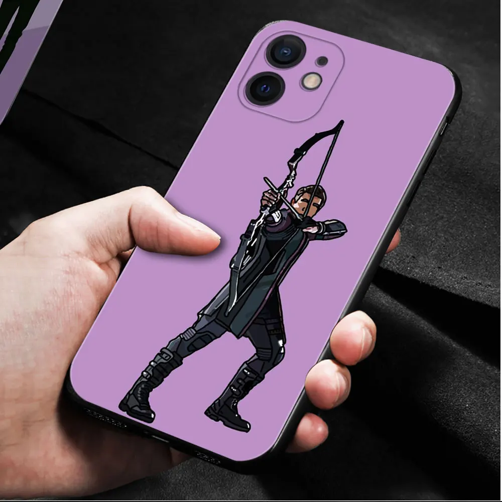 Marvel Hawkeye Dog No Face Art Phone Case For Apple iPhone 15 14 13 12 11 Pro Max 13 12 Mini XS Max XR X 7 8 Cover Funda