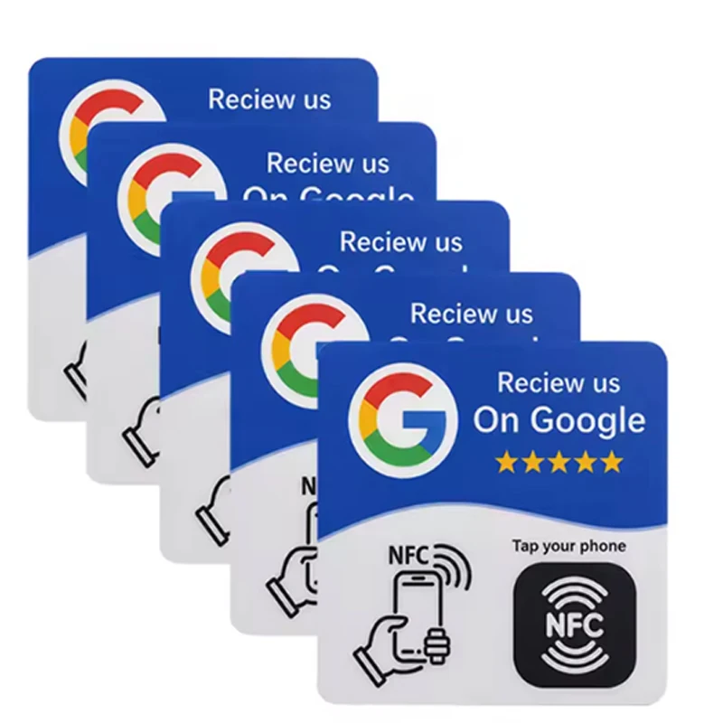 Programmable textured waterproof and wear-resistant self-adhesive NFC sticker NFC215 13.56MHz, diameter≈10 cm. Google review