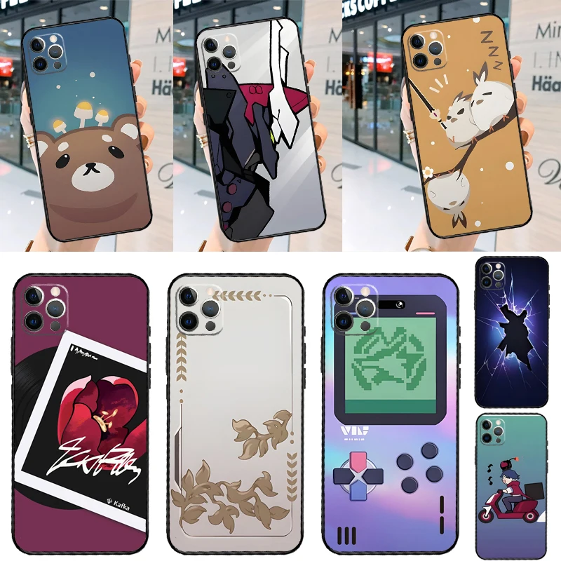Мягкий чехол Himeko Kafka Honkai Star Rail для iPhone 14 13 12 11 15 Pro Max X XR XS Max SE 2020 2022 7 8 14 Plus
