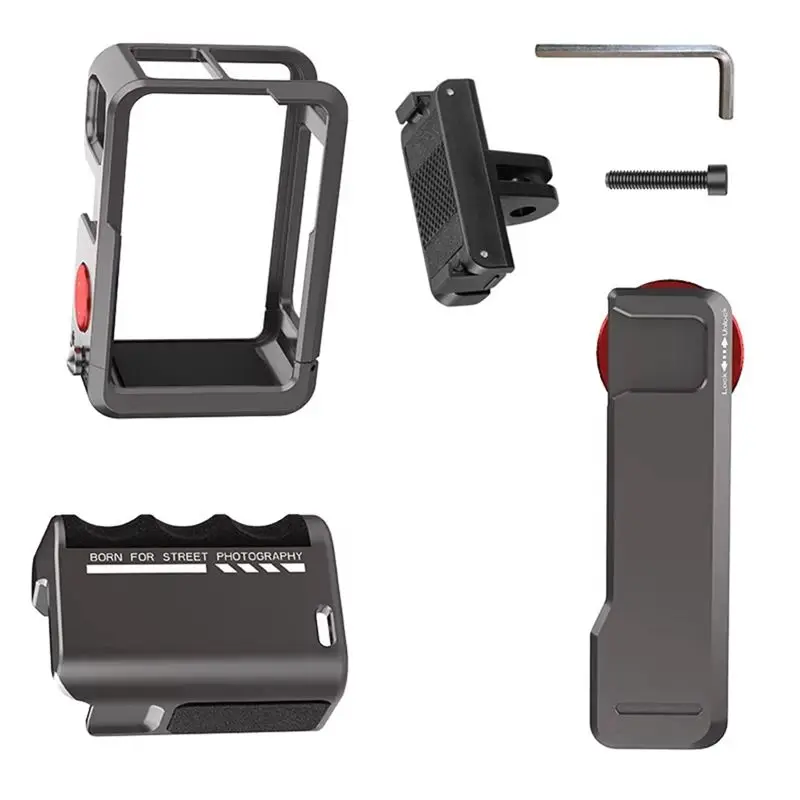 

【Купить сейчас】Комплект рукояток-держателей с магнитным металлическим креплением из алюминиевого сплава для DJI Action 5 Pro 4 3, аксессуары для экшн-камер