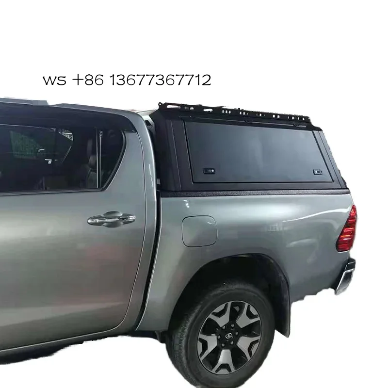 

Waterproof Aluminum Back Protective Canopy sHilux Vigo Revo 2005-2021 Tonneau Cover Hilux Pickup Truck