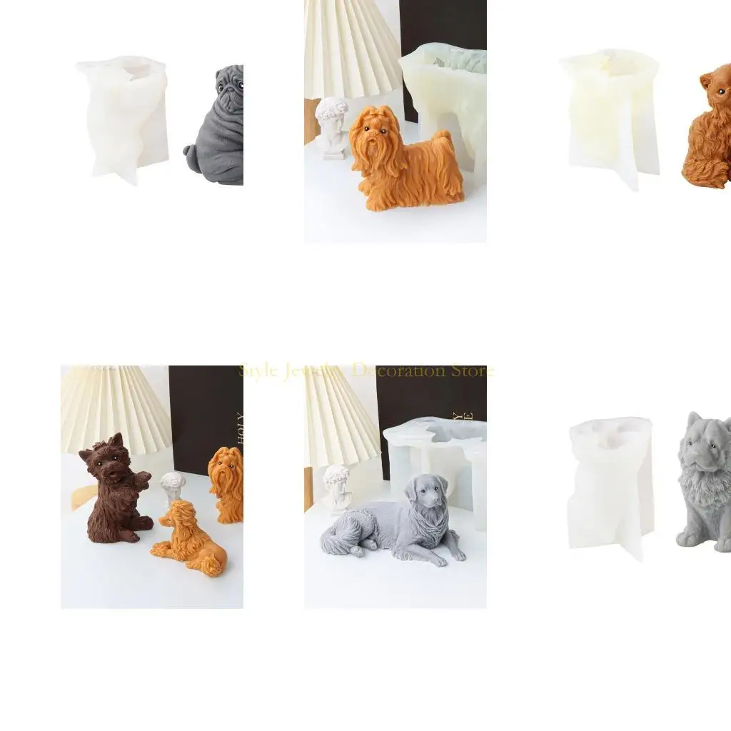

D46E Molds Animal Shaped Craft Art Silicone Mold for Making