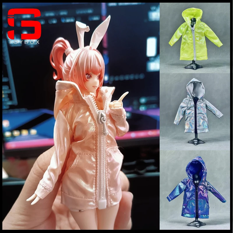 ملابس جندية نسائية بغطاء رأس بسحاب ، واقي من الشمس واقي من الرياح ، 6 "شكل حركة ، دمى جسم ، مقياس ، متوفر #1