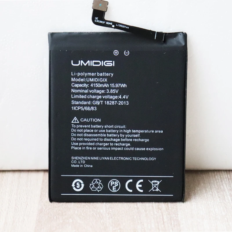 4150mAh Battery For UMI Umidigi X Mobile Phone Replacemen Bateria