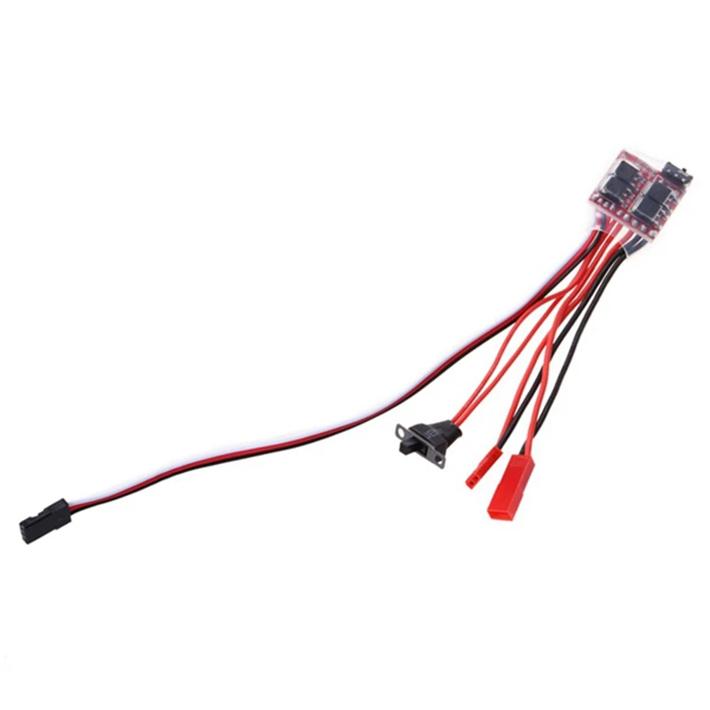 Controlador de velocidade eletrônico para carro RC, escovado mini ESC, tanque proto, regulador superior, controlador de barco, 30A