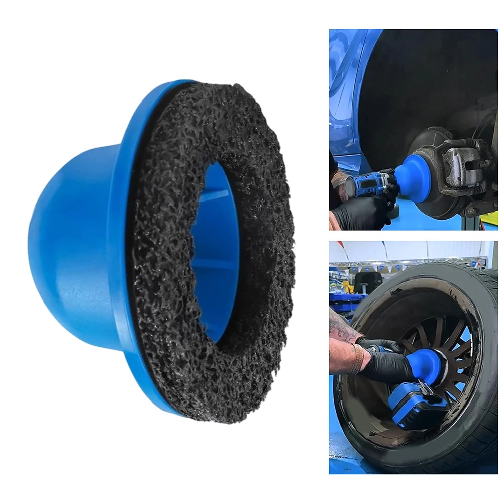 

1PC ABS Car Wheel Grinding Disc Efficient Dust Control Quick Attachment For Automotive Engineering Wheel Hub Cleaning Tool
